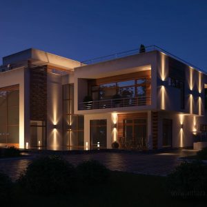 Двусторонний светильник